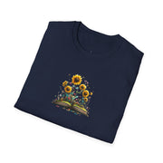 Sunflower Bloom Book T-Shirt
