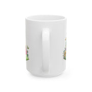 Watermelon Floral Ceramic Mug