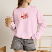 'If Only Sarcasm Burned Calories' Retro Script