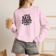 Dog Hair Don’t Care Pet Lover Sweatshirt