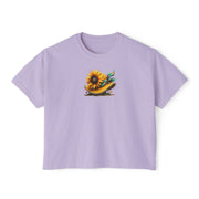 Bloom Together Sunflower Cropped T-Shirt