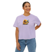 Bloom Together Sunflower Cropped T-Shirt