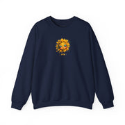 Sunflower Face Sweatshirt — Cute Boho Sun Graphic Crewneck