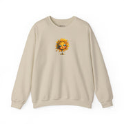 Sunflower Face Sweatshirt — Cute Boho Sun Graphic Crewneck