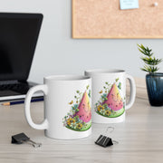 Watermelon Floral Ceramic Mug