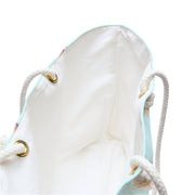 Aqua Rose Weekender Bag
