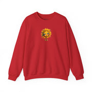 Sunflower Face Sweatshirt — Cute Boho Sun Graphic Crewneck