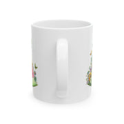 Watermelon Floral Ceramic Mug