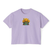Sunflower Stack Cropped Tee