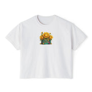Sunflower Stack Cropped Tee