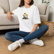 Sunflower Bloom Book T-Shirt